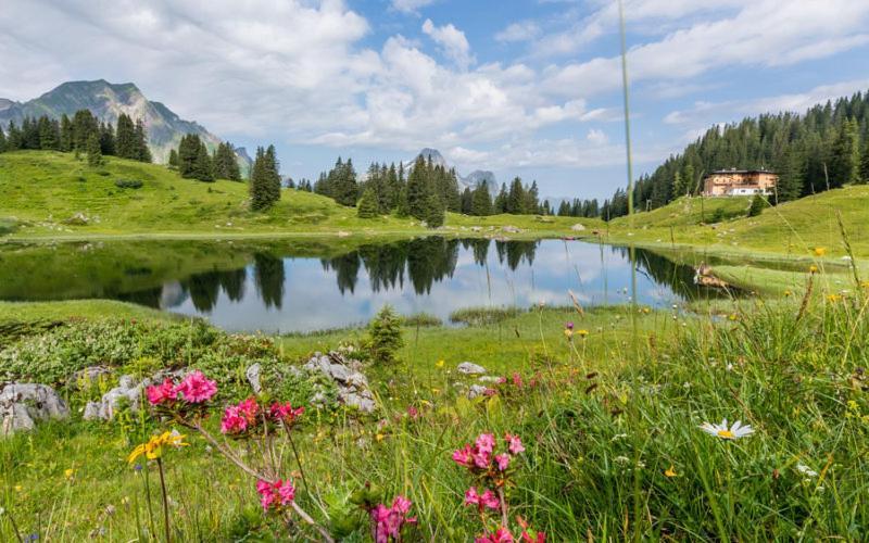 Ferienwohnungen Schantl Schoppernau Esterno foto